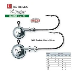 Dragon V-Point Loodkop Classic Size 2/0