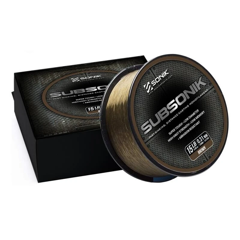 Sonik Subsonik Monofilament Brown 1200M 1 Sonik Subsonik Monofilament Brown 1200M