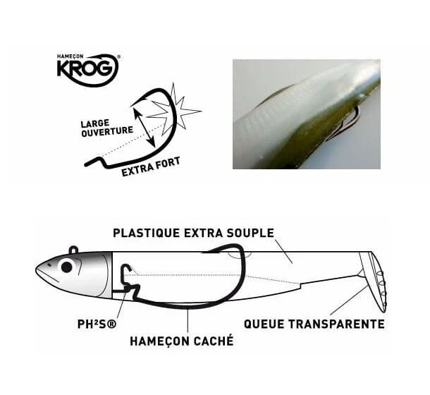 Fiiish Black Minnow 150 KROG Haken 2 Fiiish Black Minnow 150 KROG Haken - Afbeelding 2